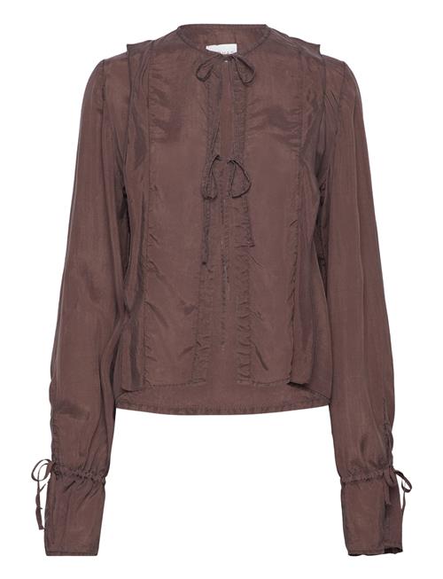 Se ALOHAS Oceane Brown Blouse ALOHAS Brown ved Booztlet