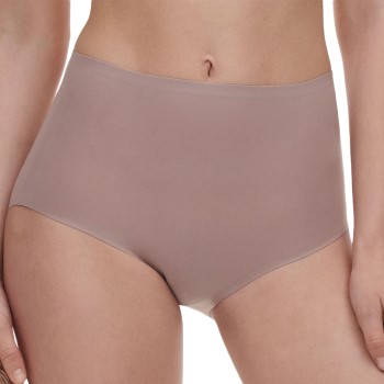 Chantelle Trusser Soft Stretch Full Brief Bronze One Size Dame