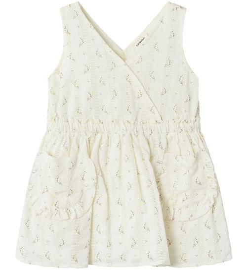 Lil Atelier Lil Atelier Kjole - NmfJinna - Coconut Milk m. Blomster