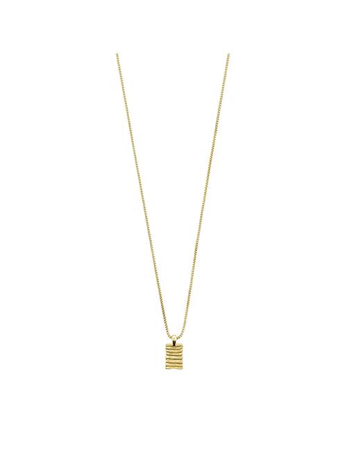 Pilgrim Jemma Square Pendant Necklace Pilgrim Gold