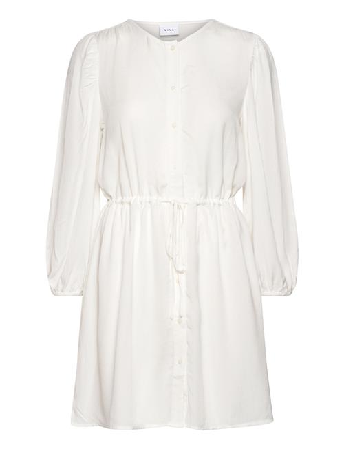 Vila Vipricil O-Neck 7/8 Dress- Noos Vila White