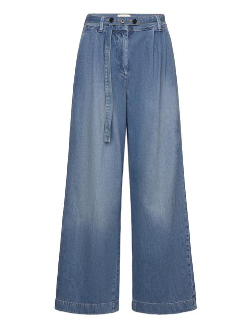 Se GANT Low Loose Belted Jeans GANT Blue ved Booztlet