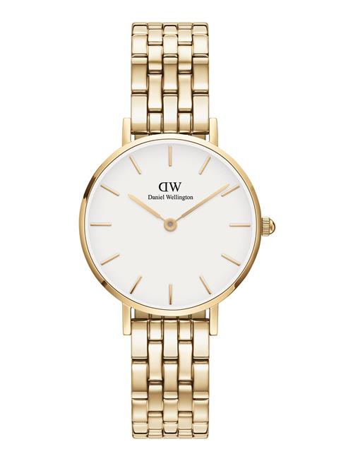 Se Daniel Wellington Petite 28 5-Link G White Daniel Wellington Gold ved Booztlet