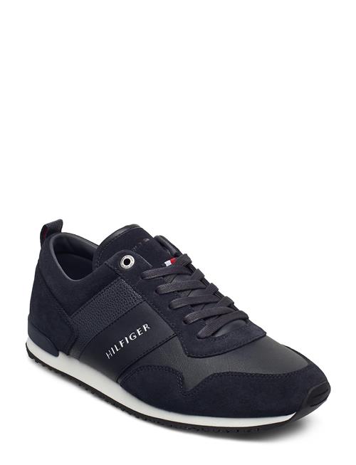 Tommy Hilfiger Iconic Leather Suede Mix Runner Tommy Hilfiger Blue