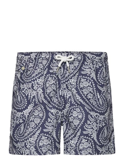 Morris Paisley Bathing Trunks Morris Navy