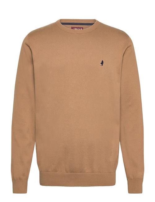 Se MCS Mcs O-Neck Knit Tyler Men MCS Beige ved Booztlet