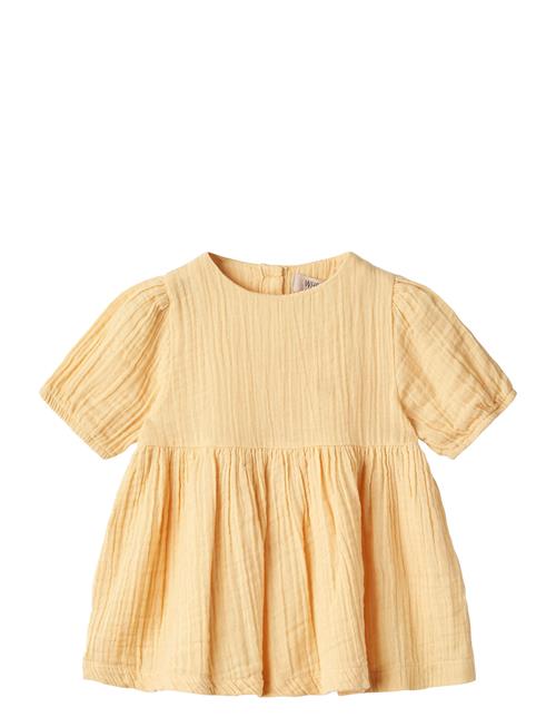 Wheat Dress S/S Imelda Wheat Yellow