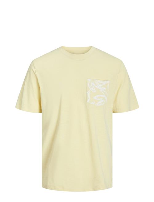 Se Jack & Jones Jorlafayette Pocket Tee Ss Crew Neck Ln Jack & J S Yellow ved Booztlet