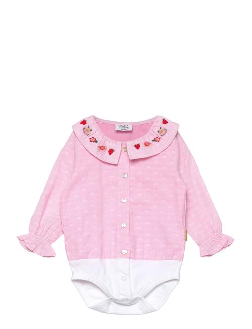 Se Hust & Claire Bernadette - Shirt Bodysuit Hust & Claire Pink ved Booztlet