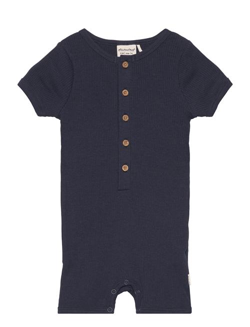 Suit Ss Rib Minymo Blue