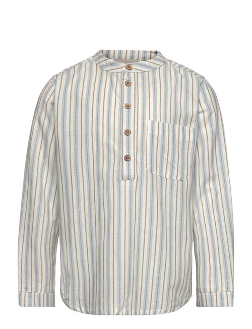 Huttelihut Shirt Ls Woven Stripe Huttelihut Patterned