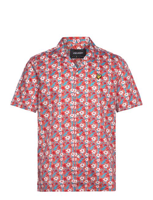 Floral Print Resort Shirt Lyle & Scott Red