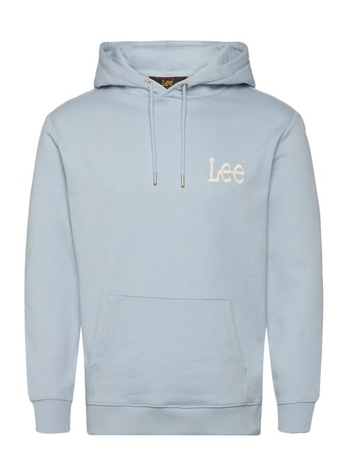 Se Lee Jeans Core Hoodie Lee Jeans Blue ved Booztlet