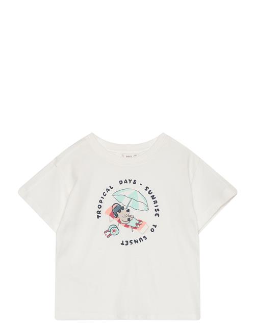 Se Mango Snoopy Printed T-Shirt Mango White ved Booztlet