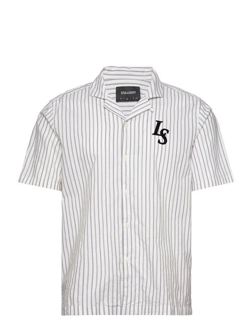 Lyle & Scott Pinstripe Revere Collar Shirt Lyle & Scott White