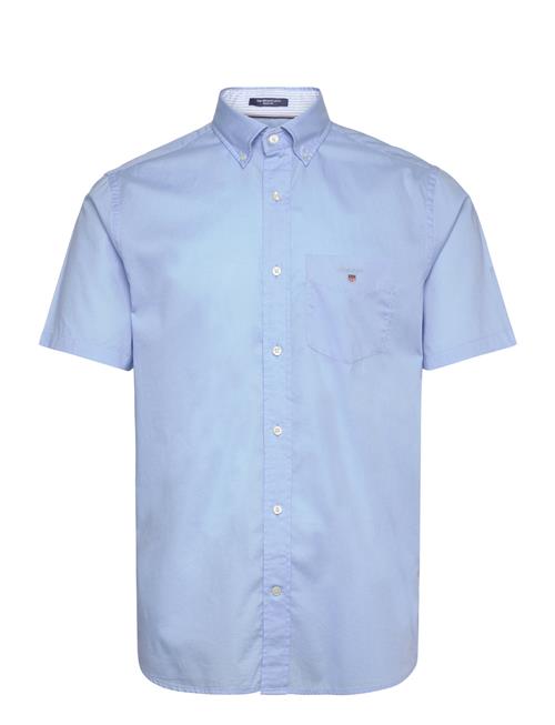 Reg Poplin O.shield Ss Shirt GANT Blue