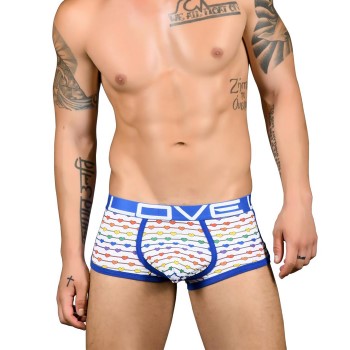 Andrew Christian 2P Almost Naked Love Pride Boxer Hvid Mønster polyamid X-Large Herre