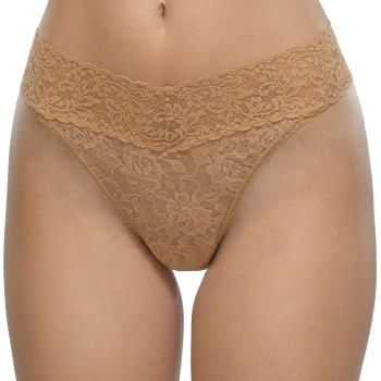 Hanky Panky Trusser 2P Original Rise Thong Brun nylon One Size Dame