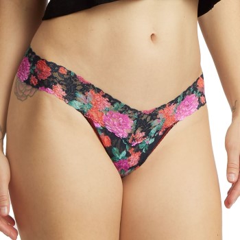 Hanky Panky Trusser 3P Printed Low Rise Thong Flerfarvet nylon One Size Dame