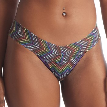 Hanky Panky Trusser 3P Printed Low Rise Thong Flerfarvet-2 nylon One Size Dame