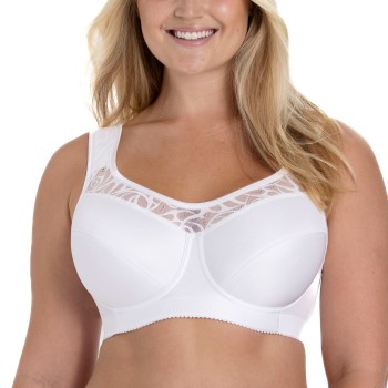 Se Miss Mary of Sweden Miss Mary Cotton Simplex Underwire Bra Bh Hvid E 75 Dame ved Timarco