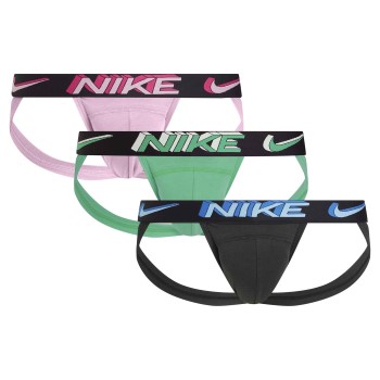 Nike 6P Dri-Fit Essential Micro Jockstrap Rosa polyester X-Large Herre