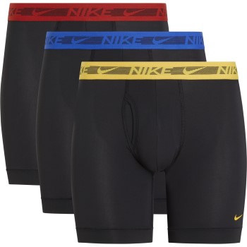 Nike 6P Dri-Fit Ultra Stretch Micro Boxer Brief Sort polyester Large Herre