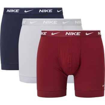 Nike 9P Everyday Essentials Cotton Stretch Boxer D1 Blå/Rød bomuld Small Herre