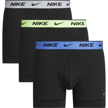 Nike 6P Everyday Essentials Cotton Stretch Boxer D1 Blå/Grøn bomuld Small Herre