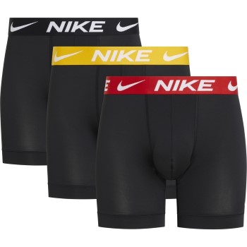 Nike 6P Everyday Essentials Micro Boxer Brief Sort/Rød polyester X-Large Herre