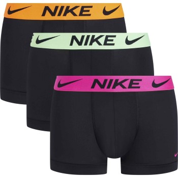 Nike 9P Everyday Essentials Micro Trunks D1 Sort/Rosa polyester Medium Herre