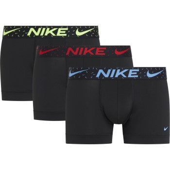 Nike 9P Everyday Essentials Micro Trunks D1 Sort/Blå polyester Small Herre