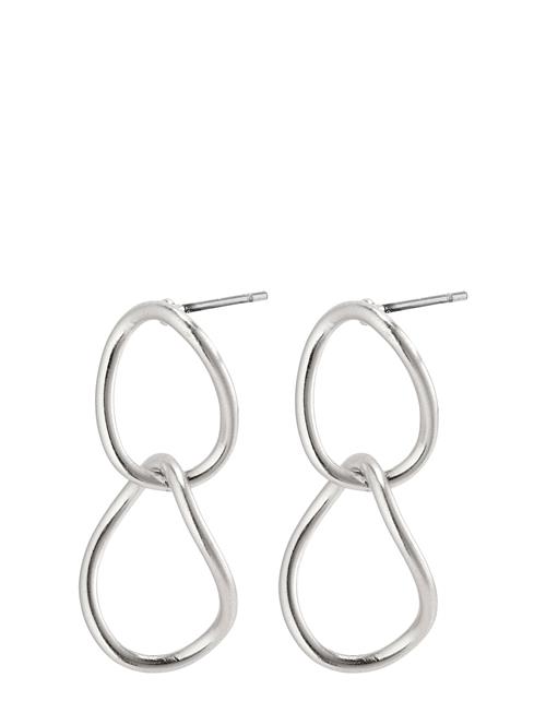 Se Pilgrim Nika Earrings Pilgrim Silver ved Booztlet