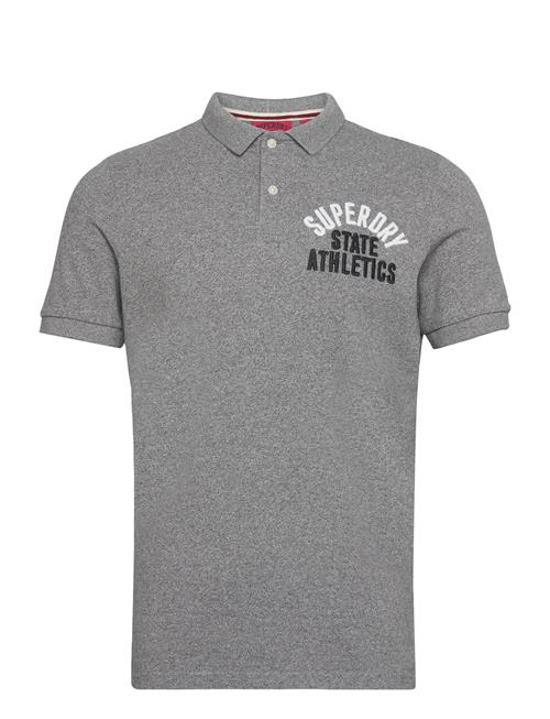 Superdry Applique Classic Fit Polo Superdry Grey