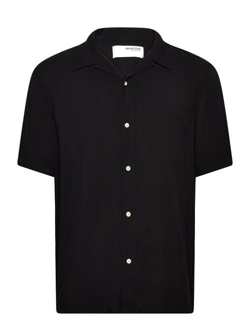 Slhrelax-Karlsson Shirt Ss Selected Black