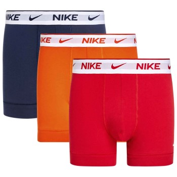 Nike 6P Everyday Essentials Cotton Stretch Trunk Blå/Rød bomuld Medium Herre