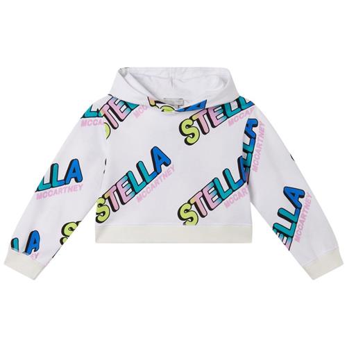 Stella McCartney Kids Logo Hættetrøje Hvid | Hvid | 10 years