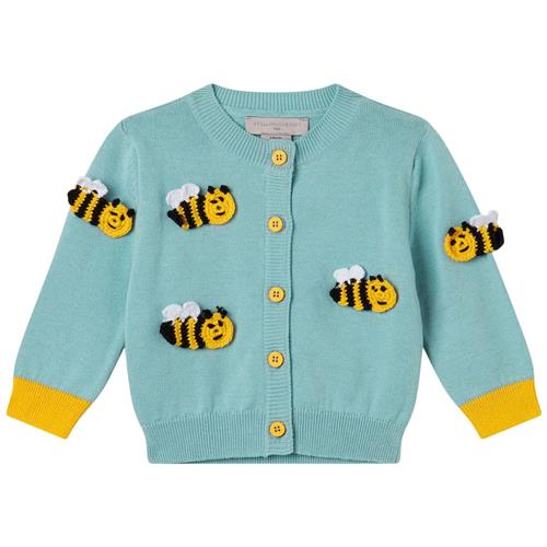 Stella McCartney Kids Cardigan Med Bier Lyseblå | Blå | 6 months