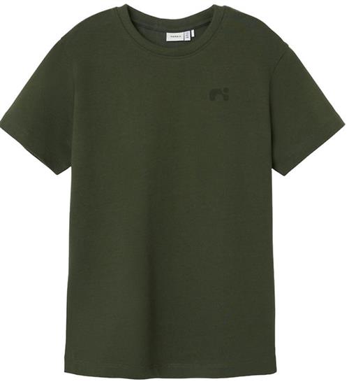 Se Name It Name It T-shirt - Noos - NkmGreg - Olive Night ved KidsWorld