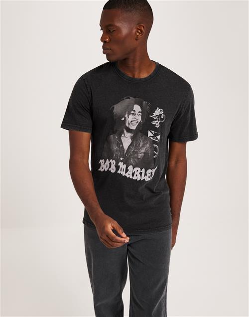 Only & Sons Onsbob Marley Reg Ss Tee Kortærmede t-shirts Black