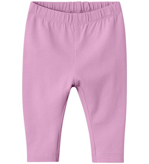 Se Name It Leggings - NbfVuvivian - Pastel Lavender ved KidsWorld