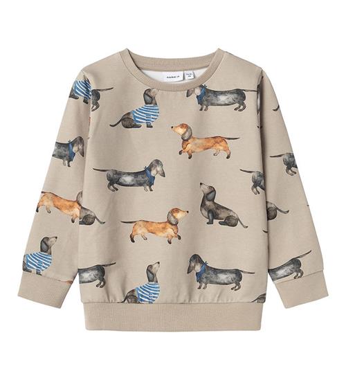 Se Name It Name It Sweatshirt - NmmKingo - Pure Cashmere ved KidsWorld