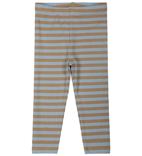 Se The New Siblings Leggings - Rib - TnsFro - Blue Fog ved KidsWorld