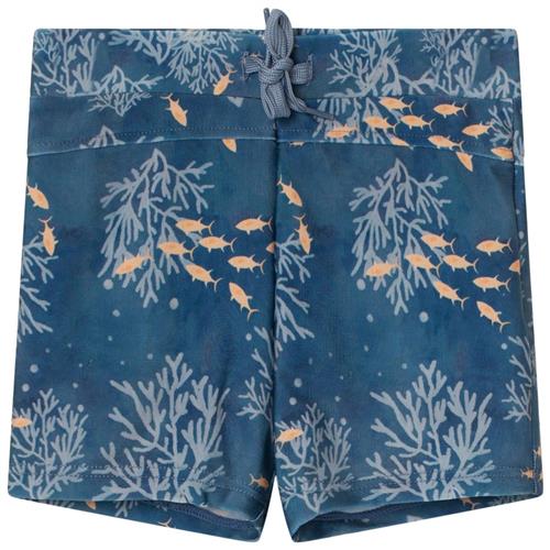 Mini A Ture Gerryan Mønstrete Badebukser Deep Waters 98/104 cm  Blå  98/104 cm  mand