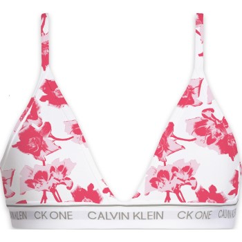 Calvin Klein Bh 3P CK One Cotton Triangle Bra Rosa blomstret Small Dame