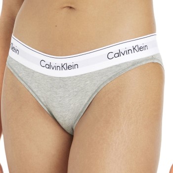 Calvin Klein Trusser 3P Modern Cotton Bikini TO1 Gråmelerad Large Dame