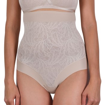 NATURANA Trusser High Shaping Lace Briefs Beige Medium Dame