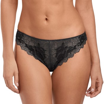 Wacoal Trusser Lace Perfection Tanga Sort Medium Dame