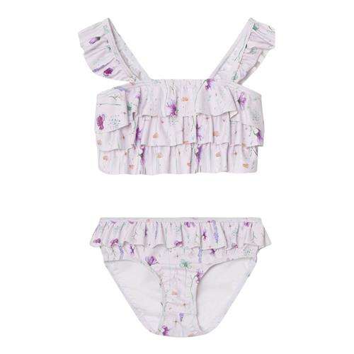 MINI A TURE Giulia Mønstret Bikini Floating Flowers | Lyserød | 134/140 cm