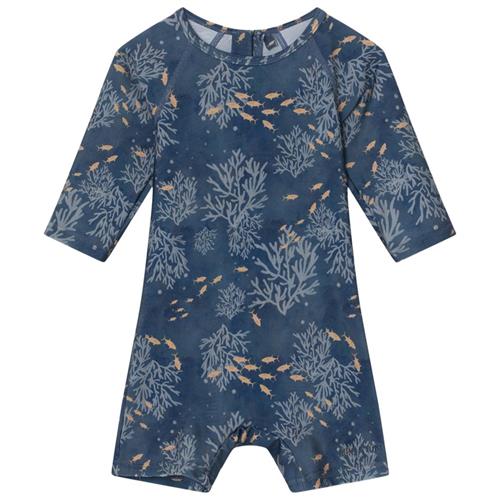 Se MINI A TURE Goldie Mønstret UV-dragt Deep Waters | Blå | 98/104 cm ved Babyshop